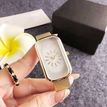 Watch Casual Exquisite Dial Female Wristwatch Mesh Belt Watch Ladies Conspicuous Watch Quartz Watch with Jewelry Decoration