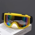 Yellow framed colorful film