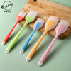 Translucent Silicone Scraper Oil Brush One-piece Cake Cream Stir Spatula Spatula Blade Barbecue Brush Baking Supplies