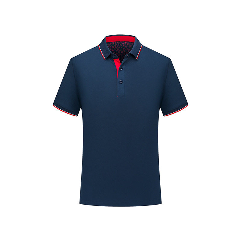 桑蚕丝翻领短袖polo衫工作服t恤广告文化衫厂服工衣定制印字logo