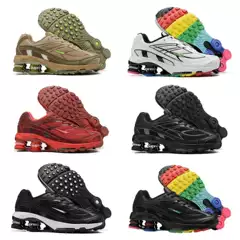 2024 Cross-Border Air-Cushion Shox Pillar Shoes Ride2 Running Shoes Unisex Joint Model Sports Height-Increasing Breathable Height-Increasing