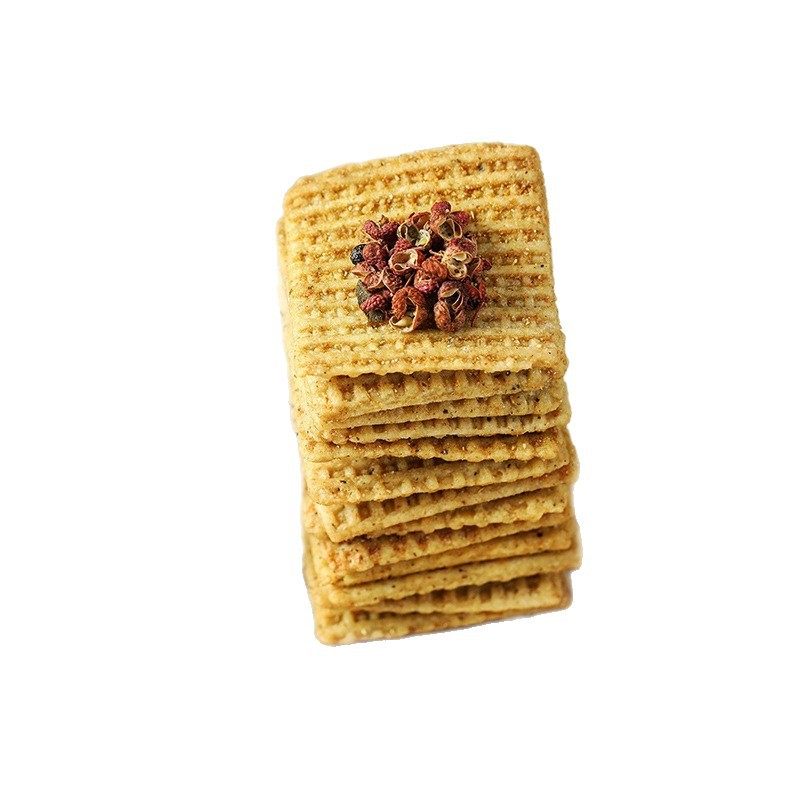 Zhaohui Pepper Crispy Rice Box Large Pieces Rice Vine Pepper Spicy Crispy Rice Various Flavors Office Snacks Group Wood