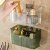 Bathroom Mirror Cabinet storage box bathroom cosmetics lipstick perfume storage rack dresser cabinet wall hanging organizing box