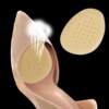 Latex Forefoot Pad, Front Half Pad, Front Insole, Half Size Pad, Non-Slip Women's High Heels Pad, Anti-Pain Pad, Anti-Wear Feet