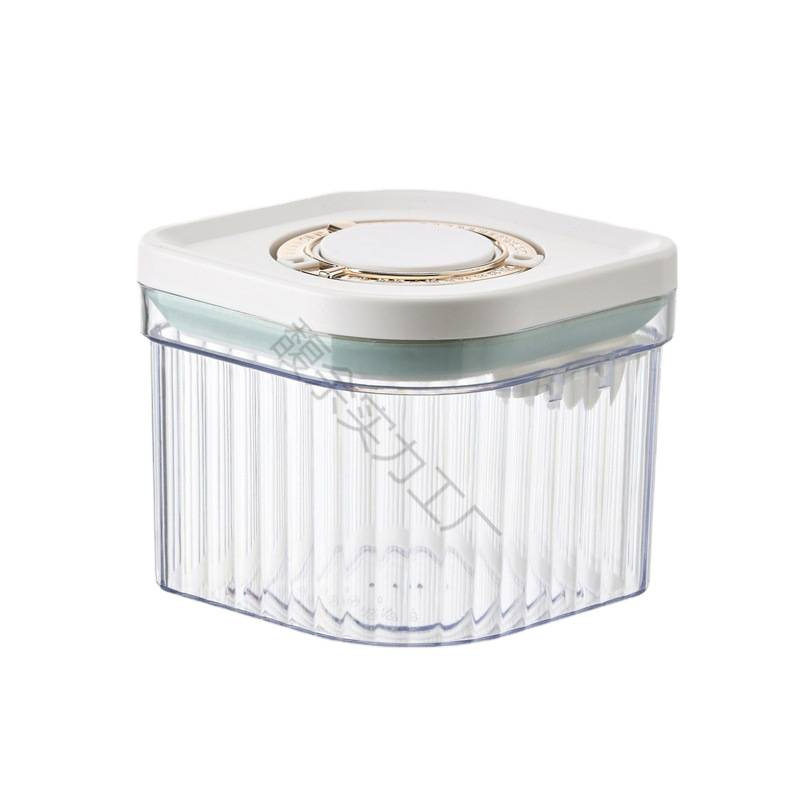 Snap-On One-Click Opening Lid, Light-Proof and Moisture-Proof Large-Capacity Rice Noodle Box, Plastic Sealed Storage Tank, Milk Powder Box, Milk Powder Tank
