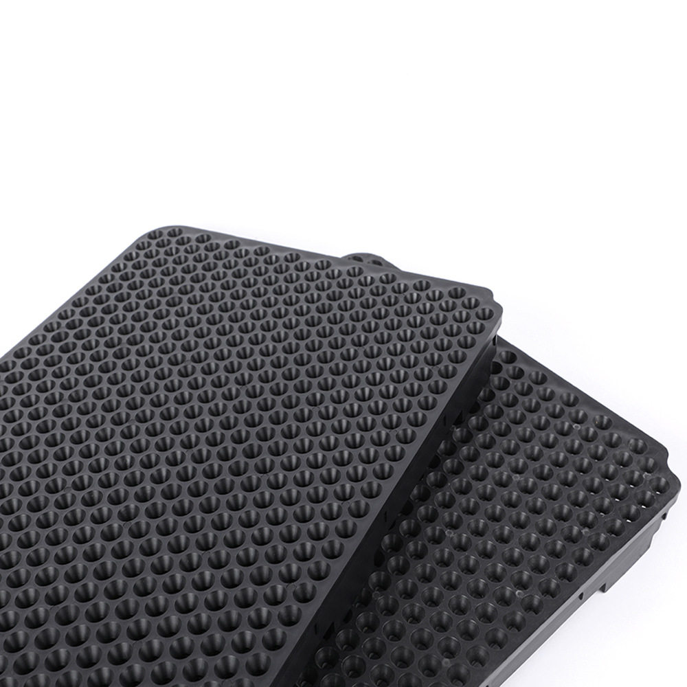 Plastic peanut bud planting box hydroponic box sprout seedling tray black peanut bud plug tray soilless cultivation hydroponic basket