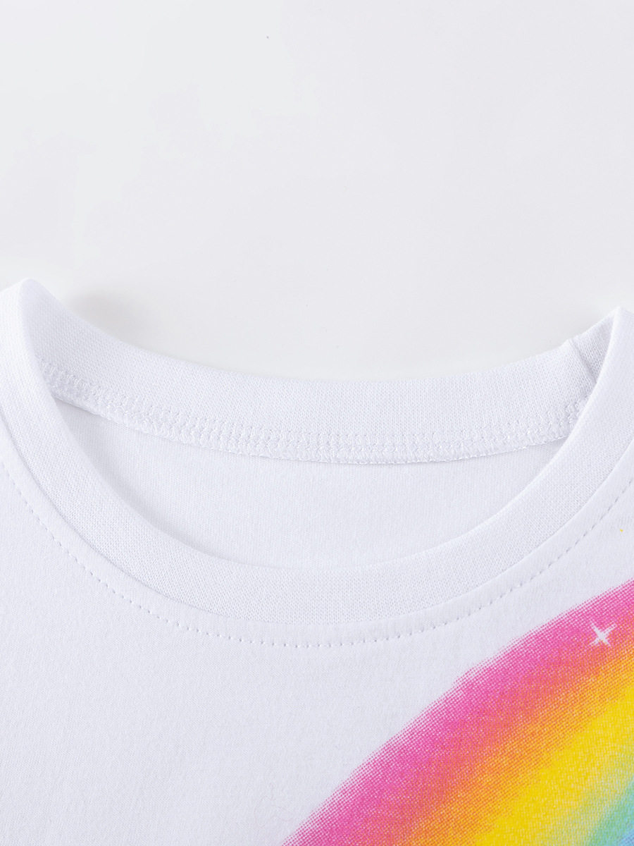 Girls' Summer Stylish Set, Style Mesh Dress Outfit, Cute Baby Wear