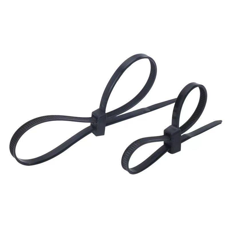 Car and Truck Double-Headed Double-Lock Double-Hole Nylon Cable Ties, Two-In-One Cable Ties