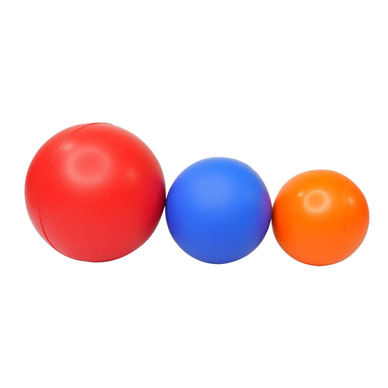 Pu Foam Solid Glossy Sponge Pressure Ball Polyurethane High Elastic Foam Decompression Vent Toy Decompression Ball