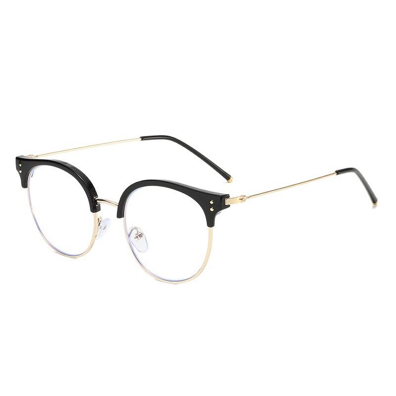 K9 Korean Style Retro Myopia Glasses, Same Model as on Xiaohongshu, Blue Light Blocking Myopia Frames, Full Frame Ultra-Light Optical Glasses, Universal