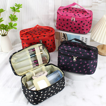 B110 Manufacturer Cosmetic Bag Clutch Bag Satchel Square Cosmetic Bag with Mirror Storage Toiletry Bag 95