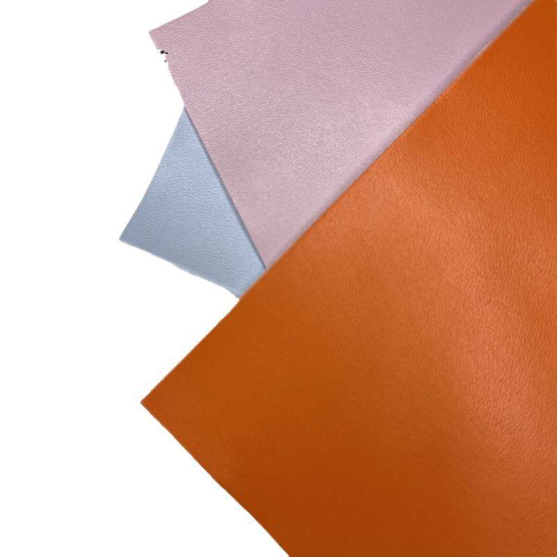 1.0mm Nappa Pattern Pu Leather Imitation Cotton Velvet Base Sheep Pattern Artificial Leather for Bags, Shoes, and Packaging Fabric Wholesale in Stock
