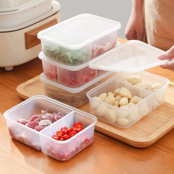 Fresh-keeping Box Refrigerator Food Storage Box Kitchen Meat, Scallion, Ginger and Garlic Storage Box Sealed Food Dish Sorting Box