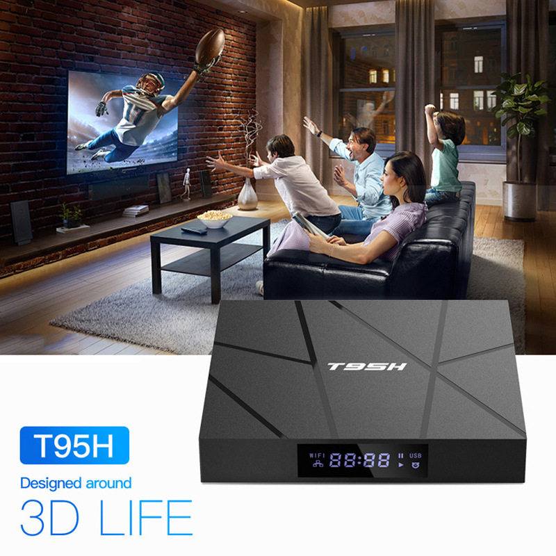 Foreign Trade Popular Android 10 Tv Box H616 6K Hd Player T95H Network Set-Top Box Tv Box