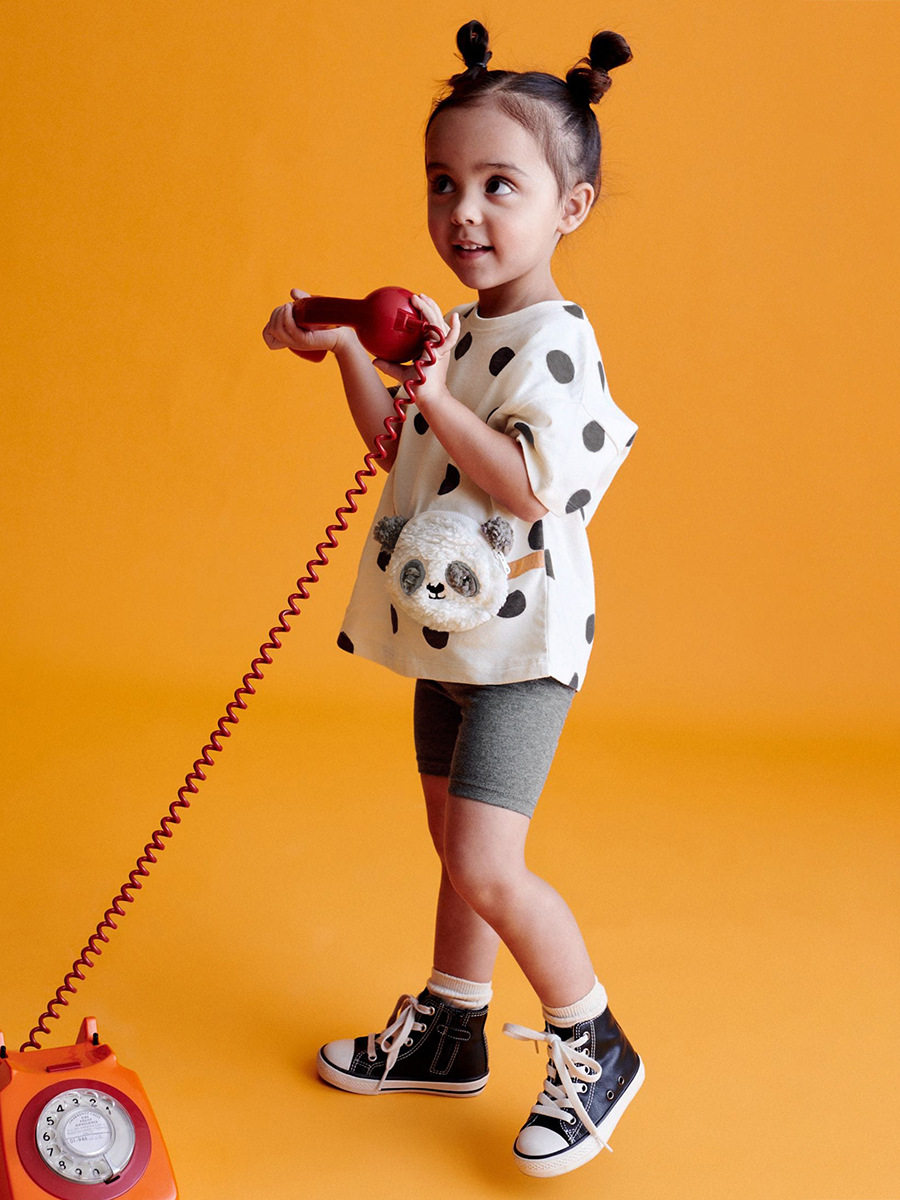 Custom-made Cute Girls' Set, Summer Short-sleeve Applique Girls' Outfit