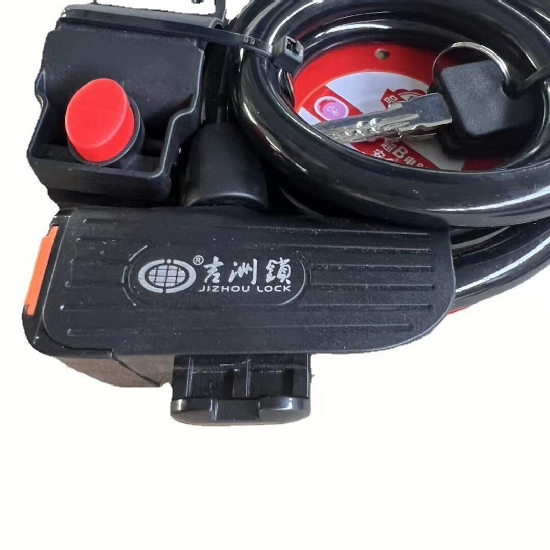 Jizhou 5109 mountain bike bicycle wire lock anti-theft chain lock bicycle steel cable electric car bicycle accessories