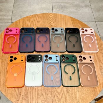 Yadun Case Suitable for Apple 17, Matte Magnetic Suction, Skin-Feel for 16, Acrylic for 15 Pro Max, Full Coverage for 14, Precision Cutouts for 13