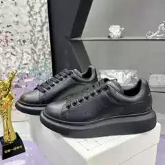 New European Style McQueen Size 48 White Chunky Sneakers Thick Sole Casual Sports Shoes Guangzhou Trend