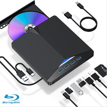 Factory Direct Supply of New Ultra-Thin Usb3.0&Type-C Multifunctional External Blu-Ray Burner