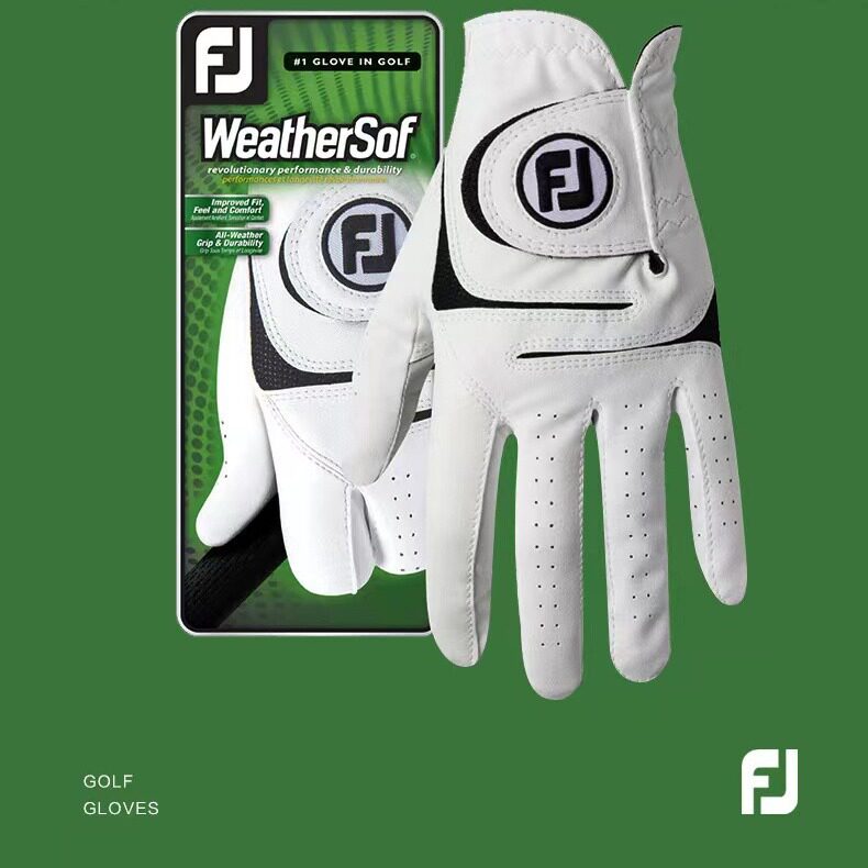 ถุงมือกอล์ฟผู้ชาย FJ ยอดนิยม ส่งข้ามพรมแดน ระบายอากาศได้ดี หนังแกะ กันลื่น ทนต่อการสึกหรอ แบบชั้นเดียว