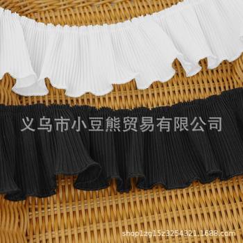 Lolita Clothing Accessories Without Fish Scales, Pleated Accordion Lace, Decorative Materials, Handmade Doll Skirt Hem Trim