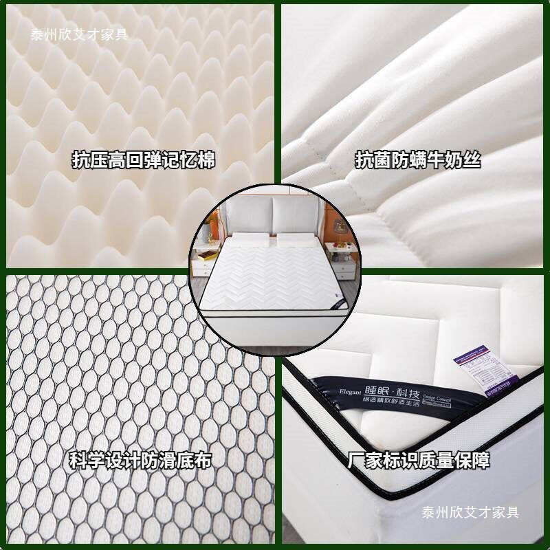 Four-Season Mattress Home Thickened Soft Cushion Student Dormitory Single and Double Tatami Sponge Mattress Mattress Bottom