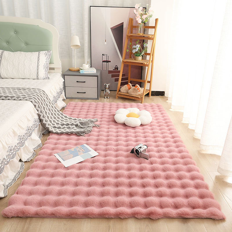 Cross-Border Direct Supply of Faux Rabbit Fur Carpet for Living Room, Winter Sofa, Bedroom Bedside Rug, Floor Mat, Bay Window Mat, Machine Washable