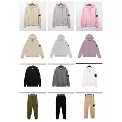 High-end STON 20SS Stone Compass Badge Basic Functional Men's and Women's Hooded Jacket Sweatshirt Cross-border E-commerce