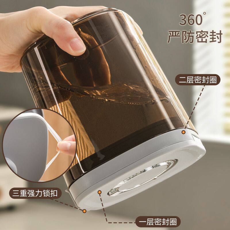 Milk Powder Snap-On Food-Grade Light-Proof Milk Powder Can, Portable Rice Noodle Storage Can, Sealed Can, Baby Moisture-Proof Storage