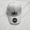Alo white show black letters