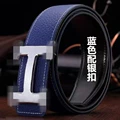 Blue silver buckle