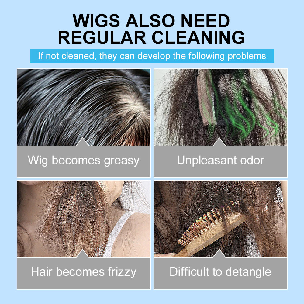 PURC wig two-in-one shampoo soft dry manic anti-breaking fluffy wig shampoo shampoo