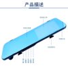 Thin car rearview mirror driving recorder front and rear dual tape reversing image dual lens video HD night vision
