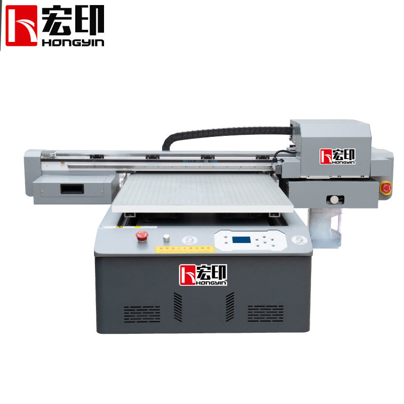 Hongyin 6090Uv Flatbed Printer 3D Relief Mural Printing Pvc Acrylic Printing Mobile Phone Case Sign