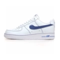 Blue and white