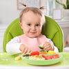 Children's Silicone Dinner Plate, Silicone Food Supplement, Reinforced Suction Cup, Divided Bowl Tableware, Infant and Toddler