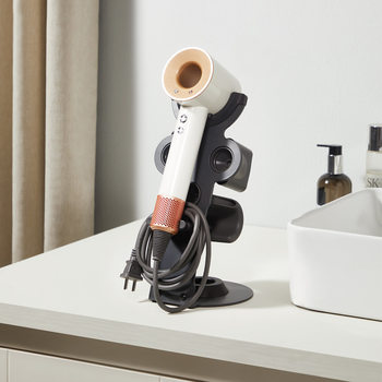 Installation-Free Hair Dryer Storage Rack Dyson Desktop Hair Dryer Holder Countertop Dyson Hair Dryer Rack