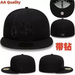 2025 New Cross-Border Foreign Trade Team Baseball Cap with Aa Pattern, Fashionable Flat-Brimmed Cap Pouchanganfo