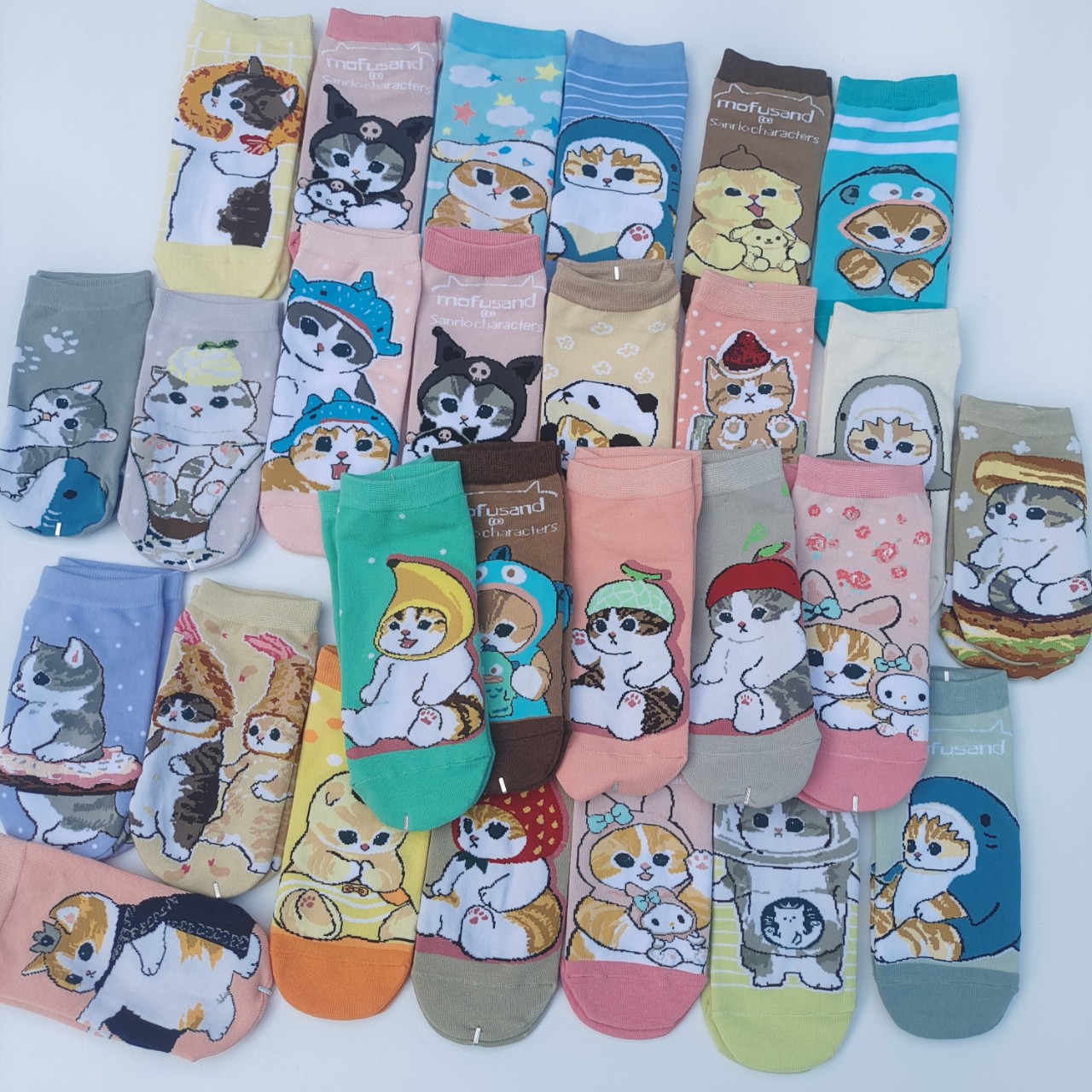 รายวันMofusan D Shark Catสินค้าคงคลังกุ้งทอดชุดแมวส่งออกการค...