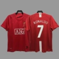2007--08 manchester l home court + printed no. 7 league version