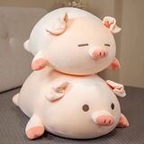 Свинья плюшевая игрушка лежа свинья кукла кровать кукла подушка поросенок человек плюшевая кукла пинч родитель-ребенок прилив играть