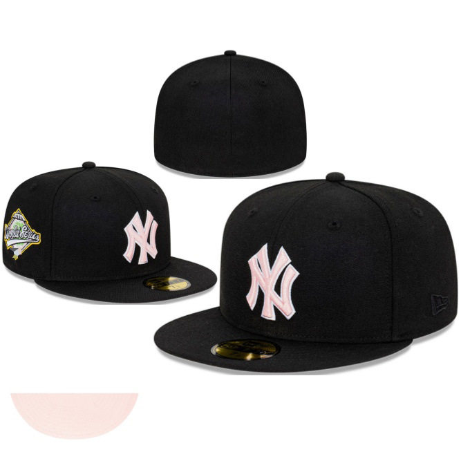 American Fully Enclosed Baseball Cap NY Yankees Embroidered Peaked Cap Soft Top Breathable Sun Protection Hat Yankee Style Hat