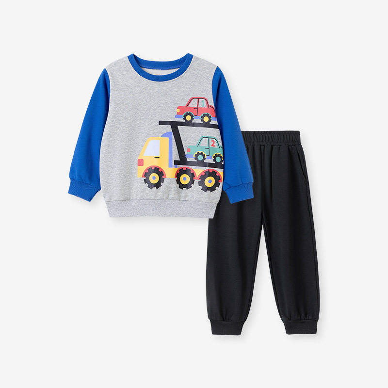 Vêtements enfants nouvel ensemble garçon automne, vente en gros ensemble enfant dessin animé