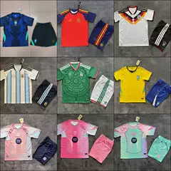 Wholesale 2627 New Model Adult Football Uniforms National Team Brazil Mexico Barcelona Men's and Women's Jerseys Can Be Printed with Numbers