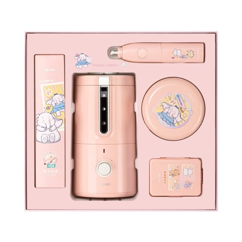 Deli Electric Stationery Set Children's Birthday Gift Elementary School Supplies Back-To-School Gift Pack Gift Box