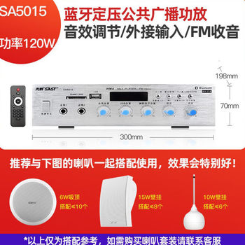 XIANKE Bluetooth partition amplifier speaker amplifier household fixed resistance constant pressure sound SA501
