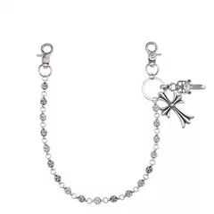 Europe and the United States cross-border jewelry personality street hip-hop jeans hanging chain men and women punk sword cross pants chain accessories