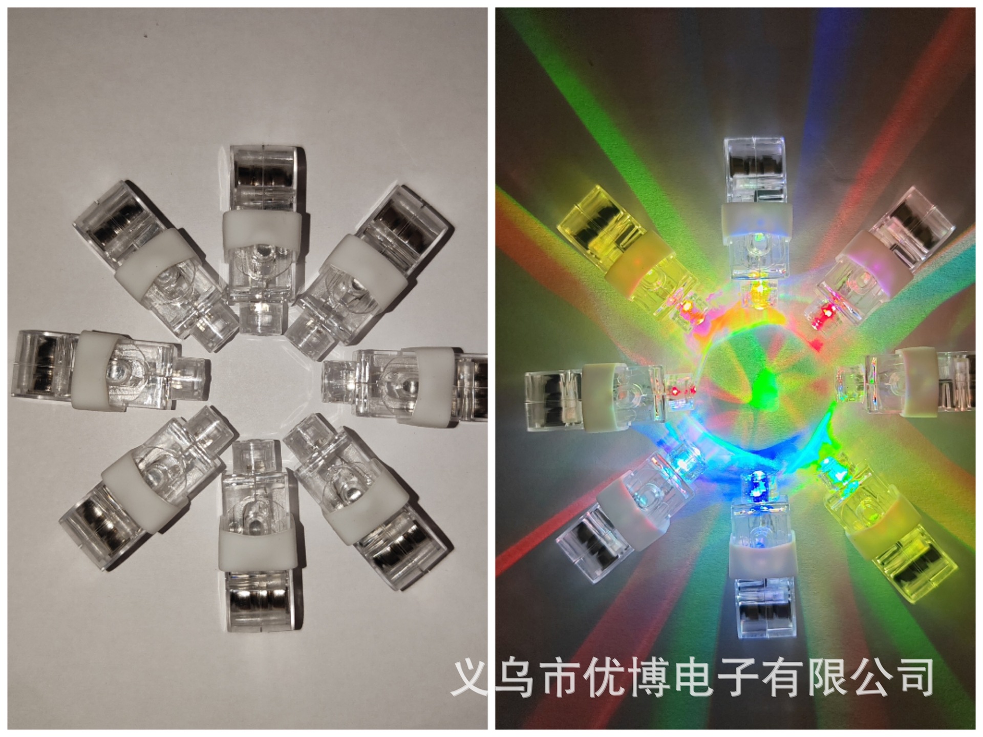 厂家直销LED闪光手指灯冰雕刺身灯夜航灯助威道具发光玩具批发