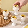 Simple ceramic egg cup egg cup egg cup egg cup high leg egg tray simple dining table Cup bracket creative candle Cup decoration