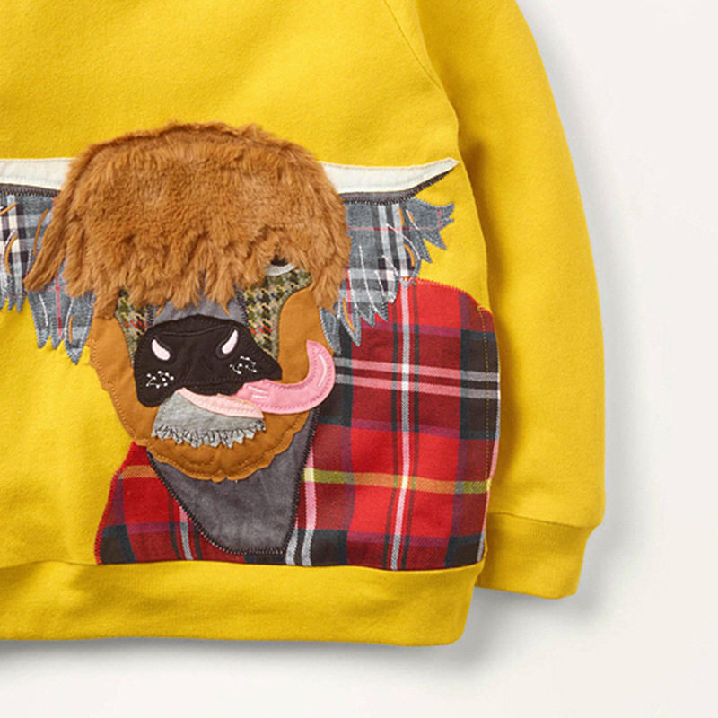 Long-sleeve Girls' Jacket, Fleece-lined Hooded Zipper Top, Winter Thick Kids' Coat